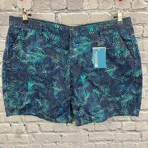 Mountain Warehouse Lakeside II Navy Printed Womens UPF 50+ Shorts size 12